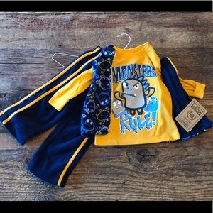 New with tags, 3 pc fleece set
